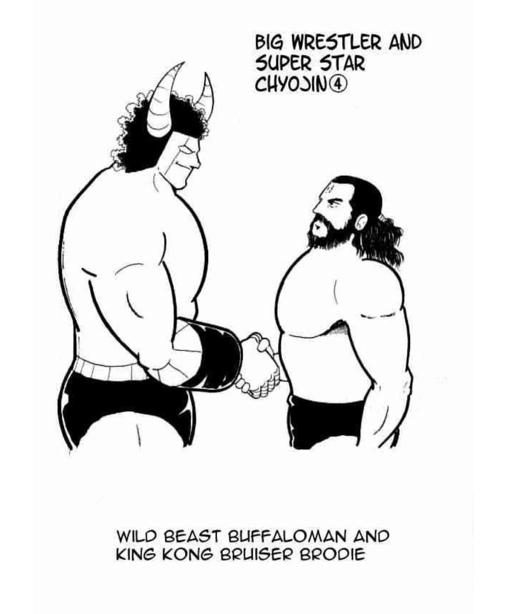 retrocabal's tweet photo. @THEAnimeHERO hi brother, do you know who Kinnikuman is modeled after? https://t.co/NoUUonM45u