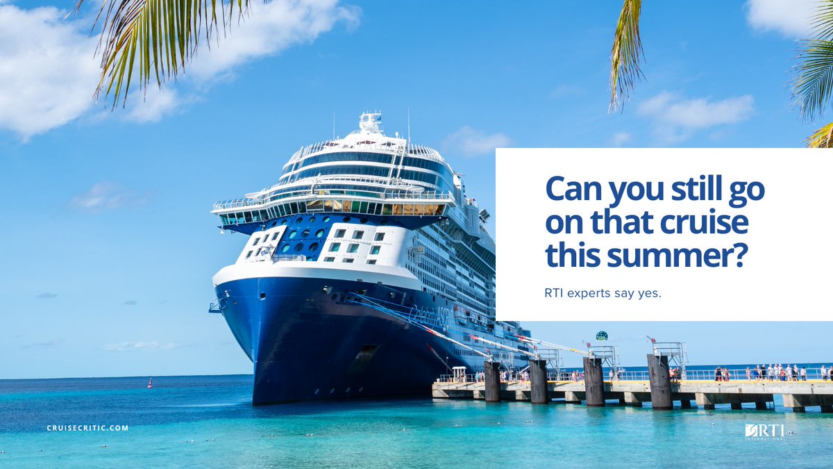RTI_Intl's tweet photo. With recent cruise ship outbreaks making headlines, RTI experts Lauren Courtney and Nisha Marles explain how visibility can shape our perception of risk and the precautions you can take to make your next cruise vacation as safe as possible.
 
🔗 More via @CruiseCritic: https://t.co/fihnlVr21y
