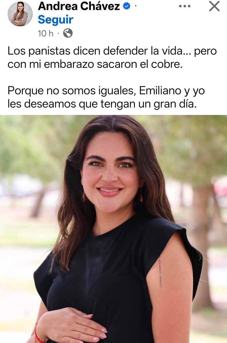 LauraMex's tweet photo. Tengo a Andrea Chávez en uno de los peores conceptos dentro de la secta, pero utilizar a su hijo que todavía no nace, es lo más bajo a lo que puede llegar una mujer, futura madre.

Triste lo que viene para ella. https://t.co/fk9xFS7jpC