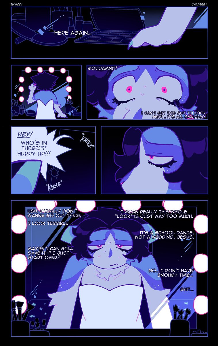 plushiecore's tweet photo. THERE’S NOTHING WE CAN DO! CHAPTER 1: JUNE 

page 1 https://t.co/l2T92xtyqD