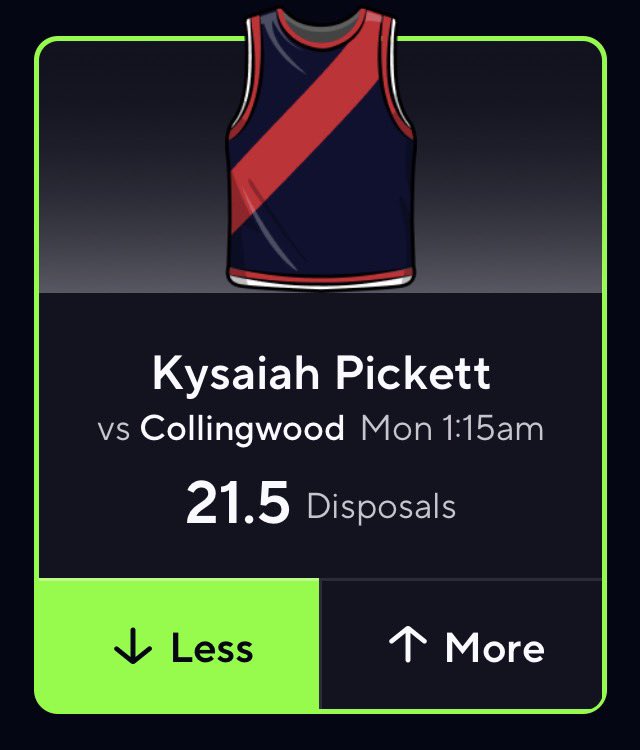 yun1manny's tweet photo. AFL WAKE N CASH H2H PLAYS 🏉📉

-Kysaiah Pickett U 21.5 DI
Under this line in 10/10 h2h vs collingwood in his entire career
(16,15,15,19,13,6,13,8,12,5) (100%) 🔥

-Darcy Cameron U 18.5 DI
Under this line in 9/9 h2h vs melbourne in his entire career
(14,16,13,8,17,6,15,9,5) (100%) 🔥

-Tom Sparrow U 20.5 DI
Under this line in 9/9 h2h vs collingwood in his entire career
(15,15,13,14,19,9,19,10,8) (100%) 🔥

-Jake Bowey U 25.5 DI 
Under this line in 6/6 h2h vs collingwood in his entire career
(24,22,8,15,19,19) (100%) 🔥

(REMINDER FOR THE BONEHEADS 🦴⚠️)
Just because they have never went over in their career doesn’t mean they can’t do it this time, always treat h2h plays as leans