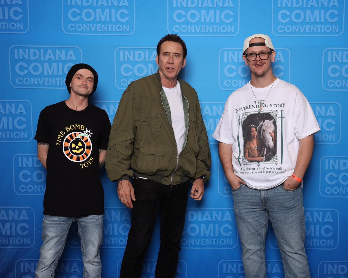 TimeBombToys's tweet photo. How cool is this?  It's not everyday that a legend like Nic Cage inquires about your shop!!!  Massive shoutout to VIP customer Dalton @cithr26 for repping the Bomb. https://t.co/qL0pPHmKAD