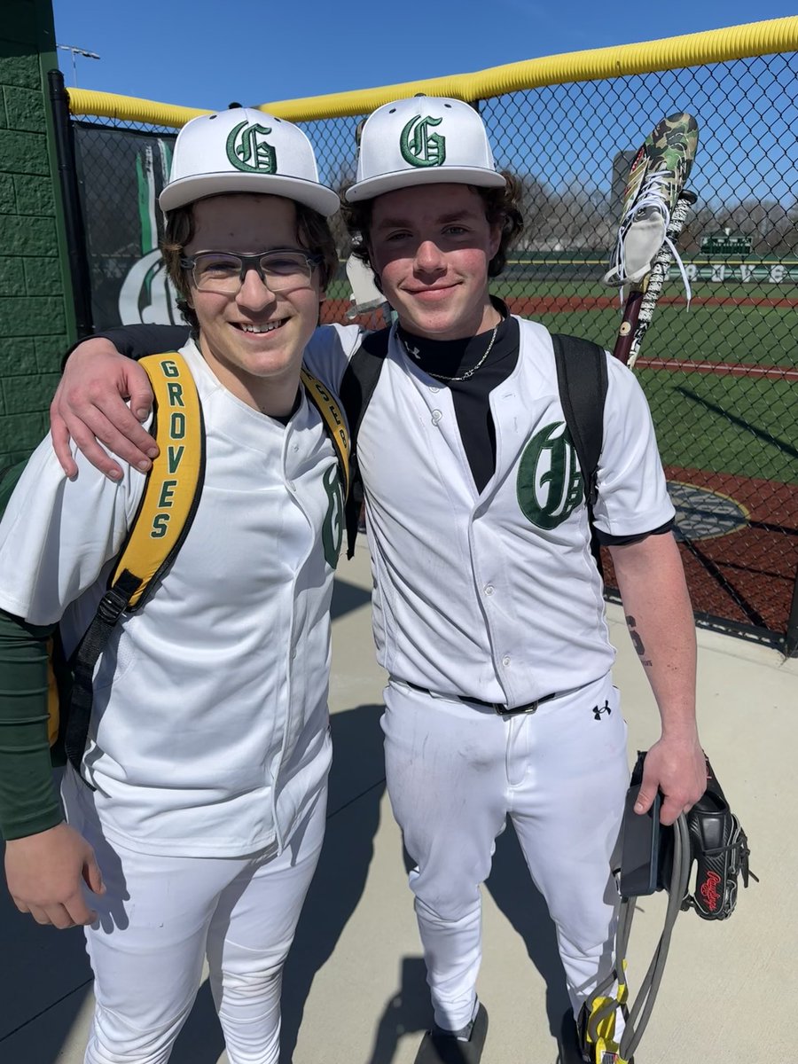 Griffin_smith29's tweet photo. Freshman season complete. Grateful for the opportunity to compete at the varsity level, learn, and be part of an amazing team. Thank you to our seniors for your leadership and example. Excited to keep working and growing this summer. #ClassOf2029 @Xan_Scheinfield @Groves_Baseball https://t.co/P8uo3Uw0gp