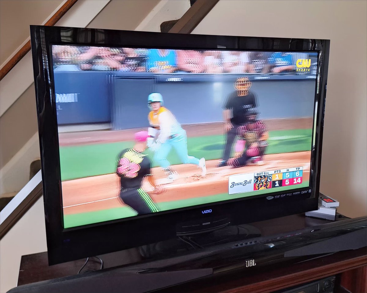 Kyiverdam's tweet photo. Banana Ball game in Milwaukee https://t.co/jLRao7CgwO