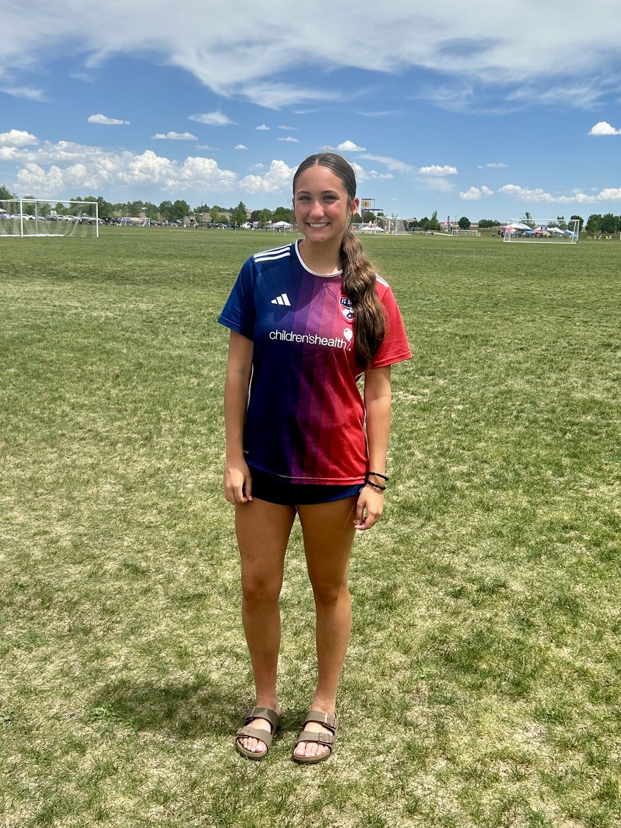 RuthEstrada2028's tweet photo. Well earned 1-1 draw today against Colorado Rapids Youth Soccer Club U17/18 All Stars! Stopped by @AF_WSOC on the way home. Next stop @wyosoccer ID Camp on June 30th! #classof2028 #fullback #centerback https://t.co/bC0aa1OXIo