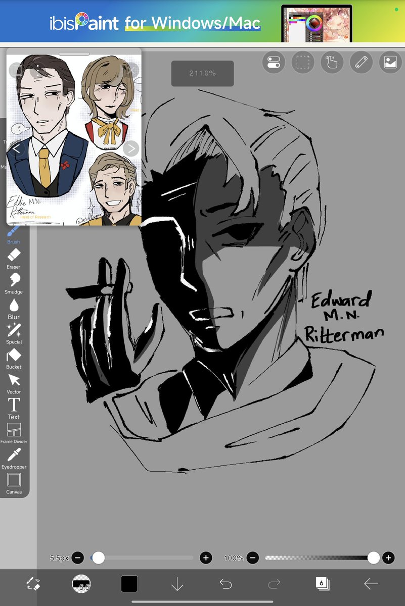Ariel_Solos's tweet photo. Mr. Ritterman
I wanted to draw Leith, but he's impossible for me to draw... Never again. I'd rather draw other ppt sonas or ocs.
.
.
#Poppyplaytime #ppt #EddieRitterman https://t.co/oFQSJ1DVwd