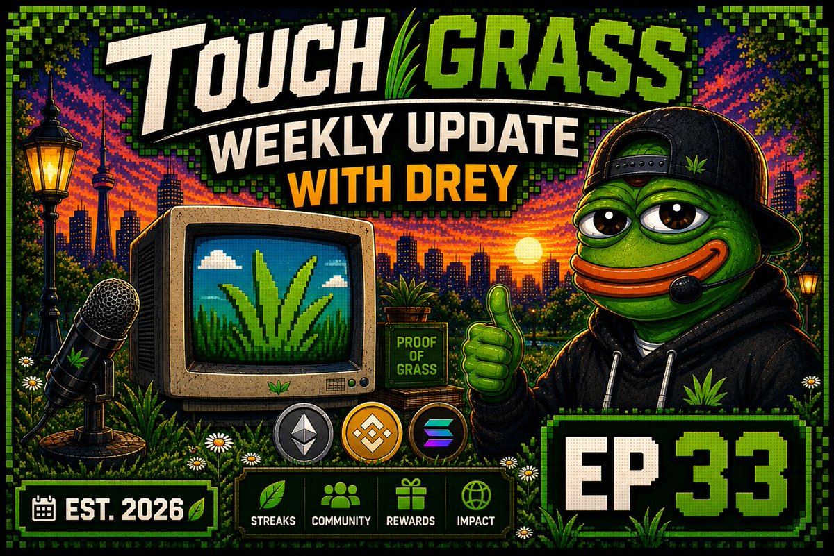 Drey_0011's tweet photo. TouchGrass Weekly Update with Drey EP 33🌱
Another incredible week for the TouchGrass community. Milestones reached, updates rolled out, and consistency remained strong. Every grass toucher continues building this movement through dedication, and daily commitment. Let's dive in👇 https://t.co/OumBlhY6wM