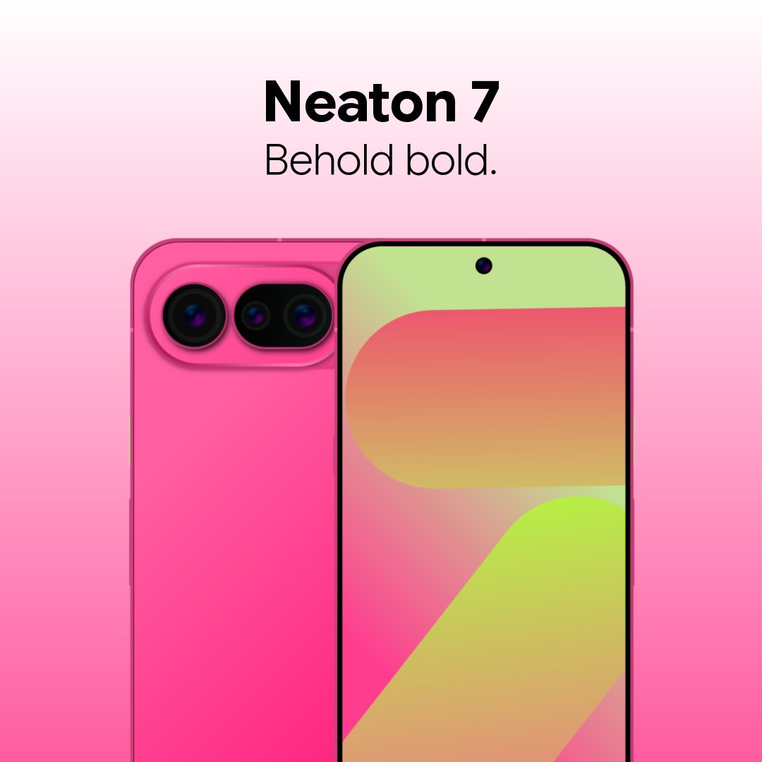 NeatonTech's tweet photo. Behold Bold.

Introducing Neaton 7. 

https://t.co/ndHIgwu5Z4 https://t.co/uwweQ5gI1P