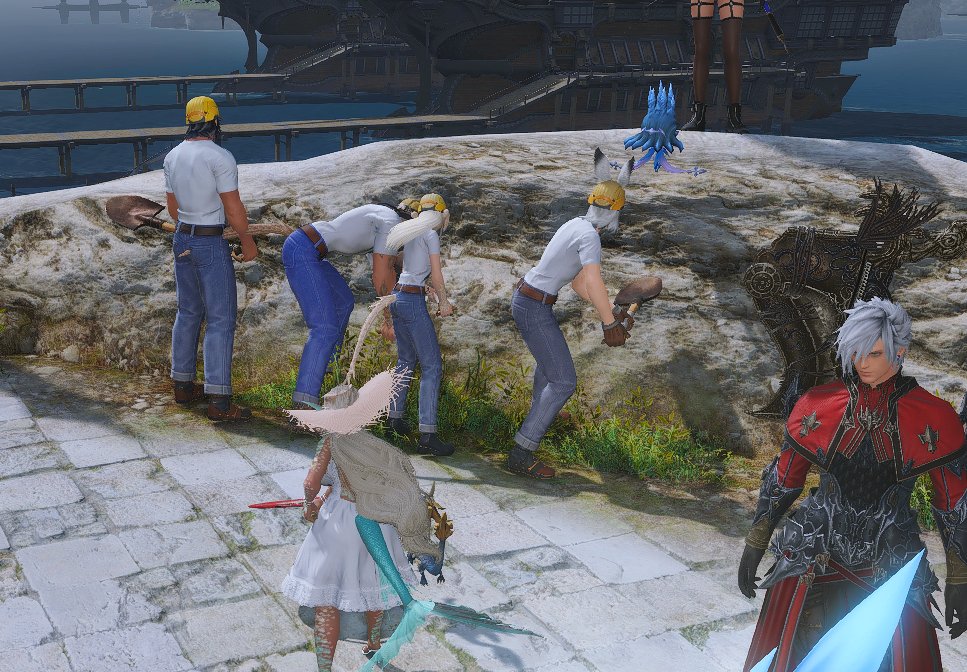 FishyDomakin's tweet photo. I saw a whole construction group and gave them lemonade https://t.co/ciqwFadwgw