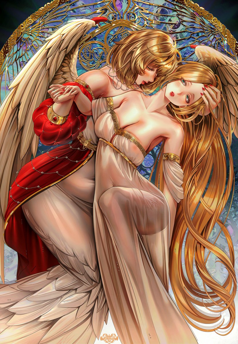 Myuutew's tweet photo. Renaissance yuri for you https://t.co/65hDmvGRPG