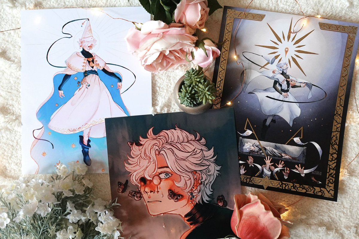 peachlybeloved's tweet photo. Hellooo, everybody~ !! ⭐️ ^_^

My pr🌷nt sh🍑p is back open again!! This time I’m offering various artworks from #WHA, Eisenstein’s “Ivan the Terrible,” and The X-Files, both on-demand and special-made including a gold-foil Qifrey print…! 🪴👑🛸

👇🏻 See 🌐 below! 👇🏻 https://t.co/CAWv5vfRYL