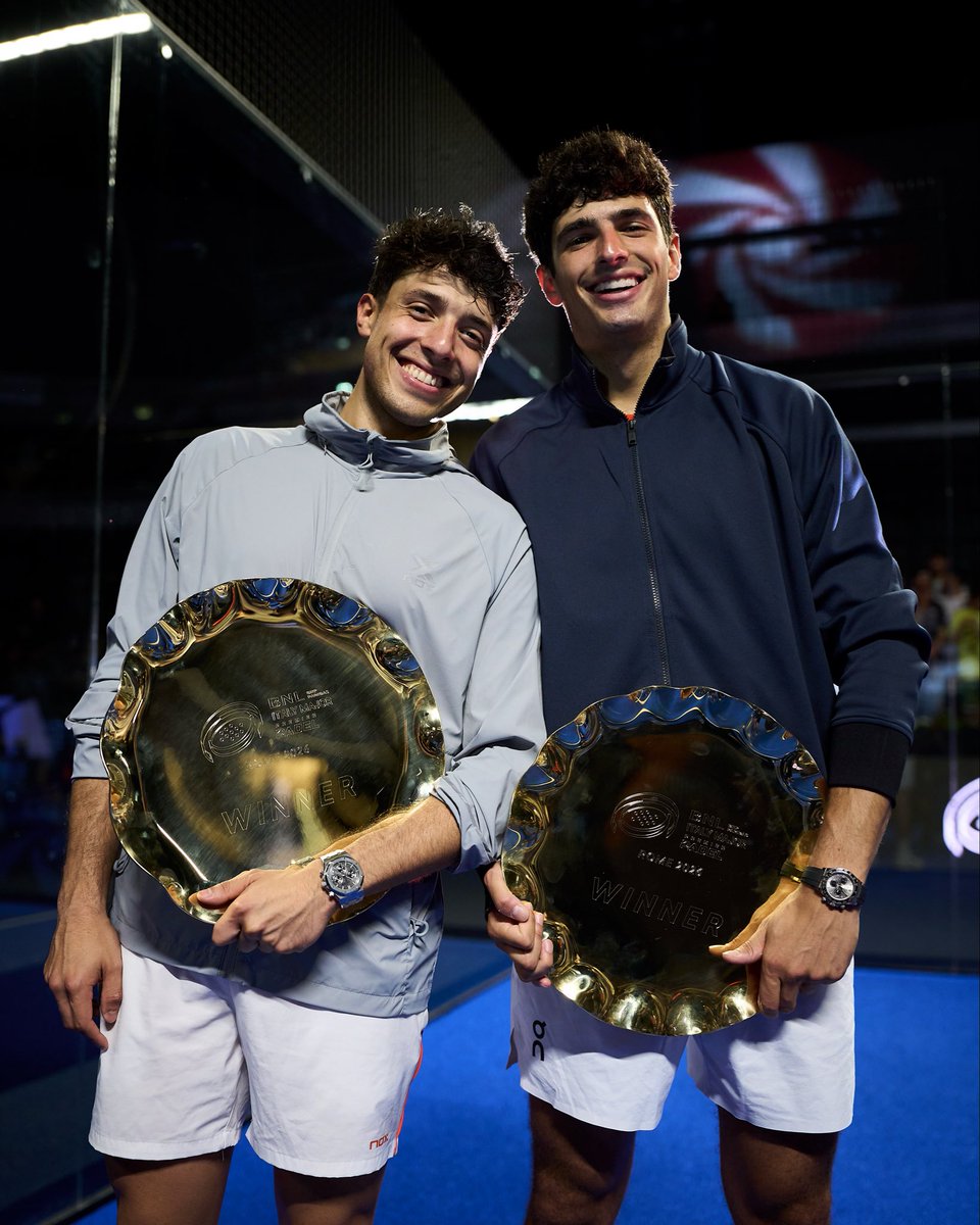 premierpadel's tweet photo. 🇮🇹🎻 𝐂𝐇𝐀𝐌𝐏𝐈𝐎𝐍𝐒 𝐈𝐍 𝐈𝐓𝐀𝐋𝐘 👑🏆

#PremierPadel #BNLItalyMajor https://t.co/F1h2jAsvsp
