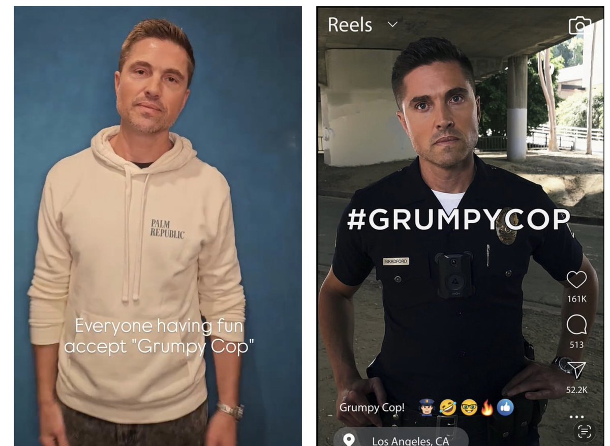 kathyldg2023's tweet photo. One & the same
#GrumpyCop https://t.co/TM8aePgOEB