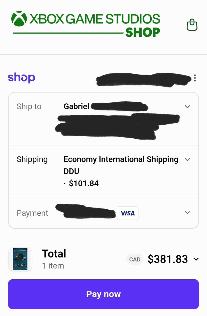 GabrielWars's tweet photo. Eu até ia comprar essa edição de colecionador de Fable, mas 100 dólares só pra entregar no Canadá?

Completamente sem condição pagar isso, chega a ser muito abusivo. https://t.co/tkaMhVVKY1