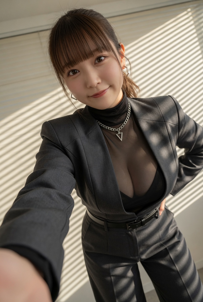RT @BenAiPhoto: SFW illustration.
2026/6/8
本日の自撮り風
#AIグラビア
