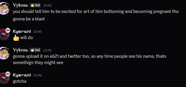 TheOnlyDynal's tweet photo. I don't like making callout posts but @/Vykosa_AD has openly stated they plan to commission art of my OC without my consent. Let me be clear: I do NOT consent to art of my OC commissioned by Vykosa. To any artists out there, please make sure you have the OC owner's consent. https://t.co/8xtnb8xOxs
