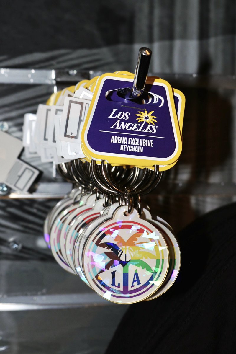 teamlastore's tweet photo. Celebrating LA Sparks Pride Night🏳️‍🌈✨ Show your pride with exclusive apparel &amp; novelties made specially for tonight—now available only at Team LA Store! #teamlastore #lasparks https://t.co/6D6PJoGY8p