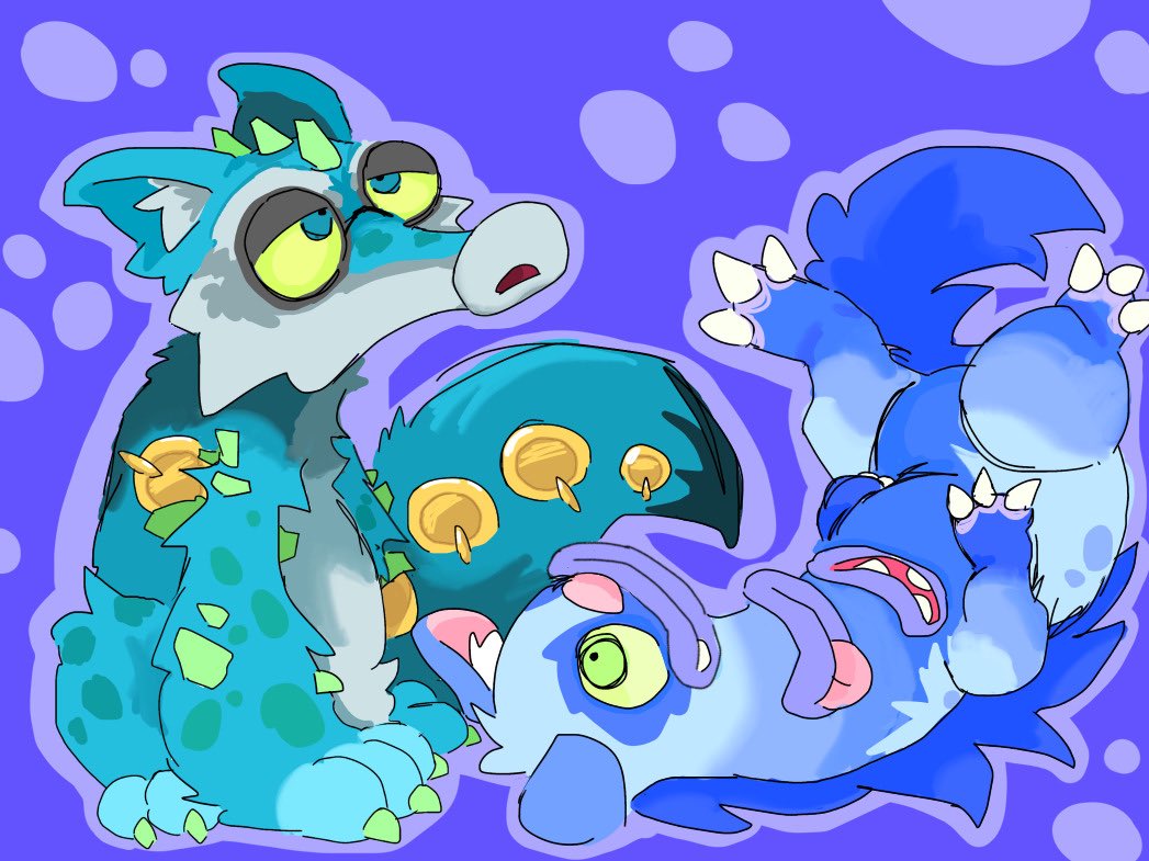 aquaticsparrow's tweet photo. old and new msm art made by me okay hi!!!
#mysingingmonsters https://t.co/w8dPPQPasU