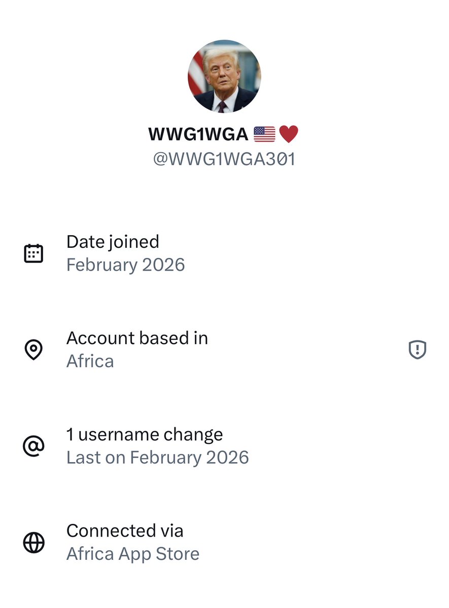Texascattle2's tweet photo. @WWG1WGA301 This person is in Africa. https://t.co/wOGST07uZk
