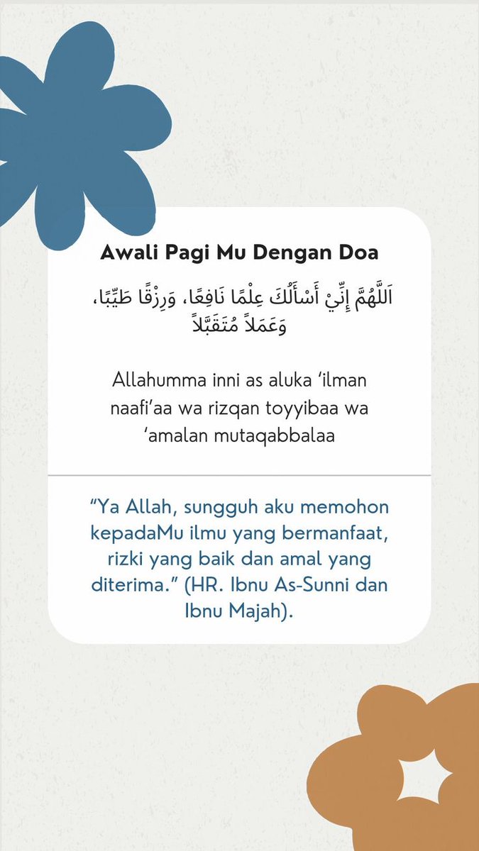 Chosultan's tweet photo. Pagiii...
Awali hari ini dgn hal baik.
Bismillah banyak hal2 baik ya hari ini dan banyak doa yang terkabul hari ini.
Aminnnn https://t.co/qgx5GvC6tr