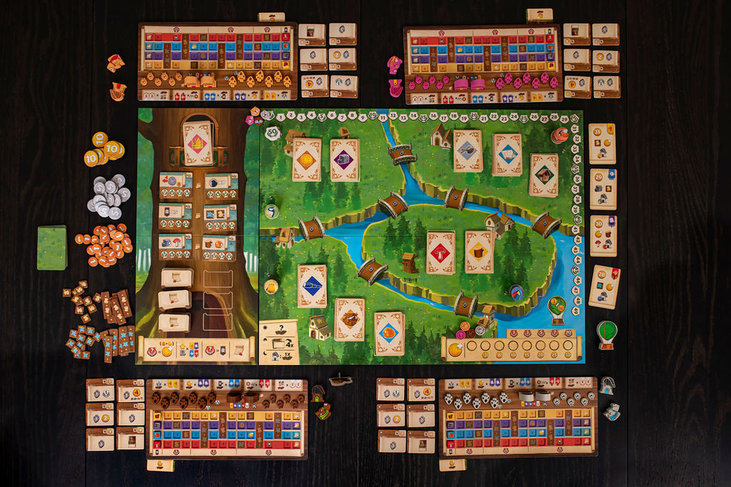 Pandasaurusgame's tweet photo. Between the wooden meeples and colorful game board, Kingdom Crossing is quite the eye catcher 😍

Catch this beauty at your local game store on August 5th or at Gen Con if you'll be there! https://t.co/XhnymRuSCe
