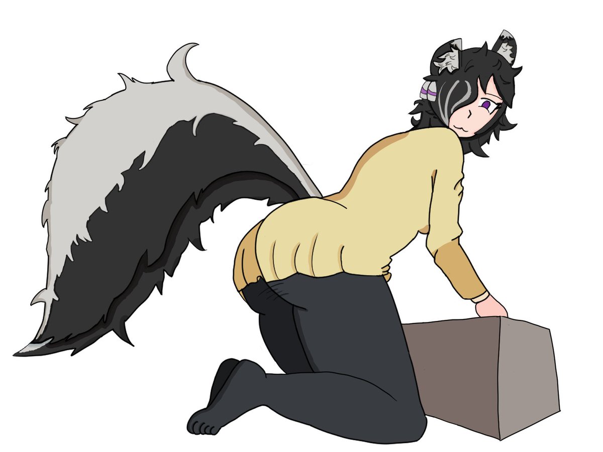 UltraWilted's tweet photo. Here's @/sooshinoko's beautiful OC, Chessy. Dressed her up in an outfit similar to Tomoko's since she reminds me of her! 
#fartfetish #fart https://t.co/rGgkBlAPjd