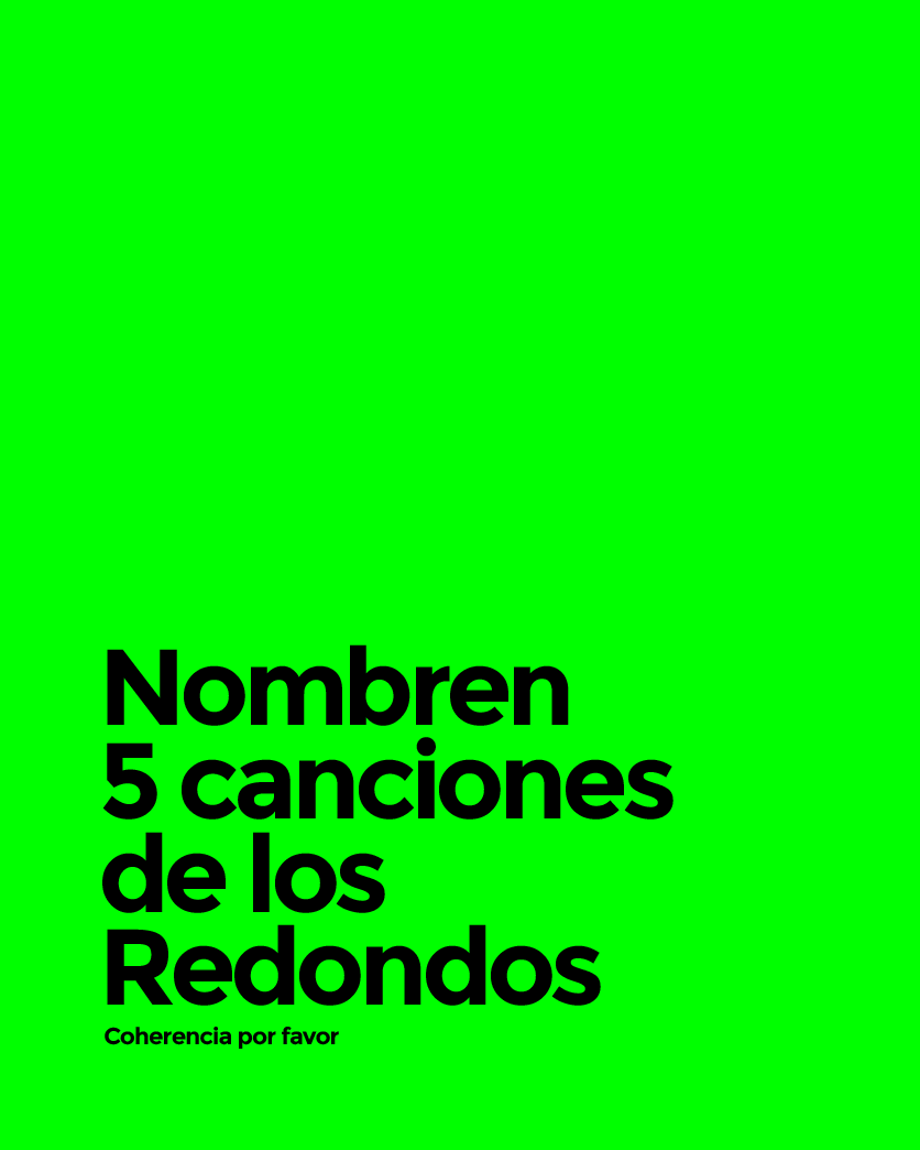 CoherenciaFavor's tweet photo. Tengo la teoría de que la mayoría no sabe escribirme 5 canciones seguidas de esta banda. No así con Chary, ni con Calamaro ni con Fito. https://t.co/xumYNMPTTJ