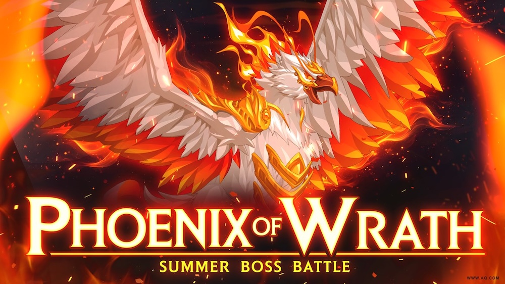 ArtixKrieger's tweet photo. You can run. You can hide. You can write a strongly worded letter. But none of those options stop a giant flaming bird from dropping fire on your face. Test your mettle against the Immortal Phoenix challenge in /SunsetDunes in AQW!
https://t.co/eECS42TijY 
~@BeleenAE #aqw #mmo https://t.co/cLvJZp3Hmo