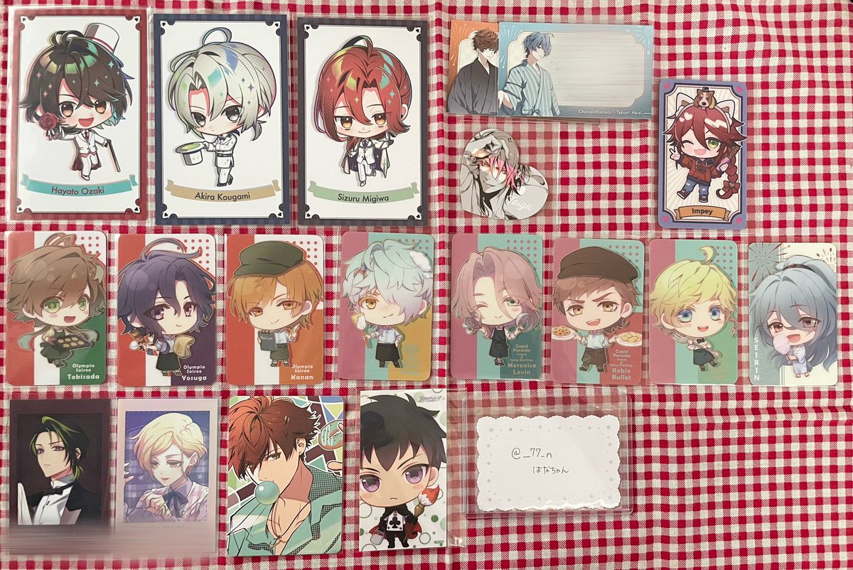 __77_n's tweet photo. @1 【交換/譲渡】オトメイトパーティー　オトパ　コレクションカード　パルカ

[譲]画像参照

[求]オトパ2026 コレカ キョウヤ or 定価(定価のないものは1枚400円)

オトパ手渡し、郵送可能です。 https://t.co/ZulsuuXKIb
