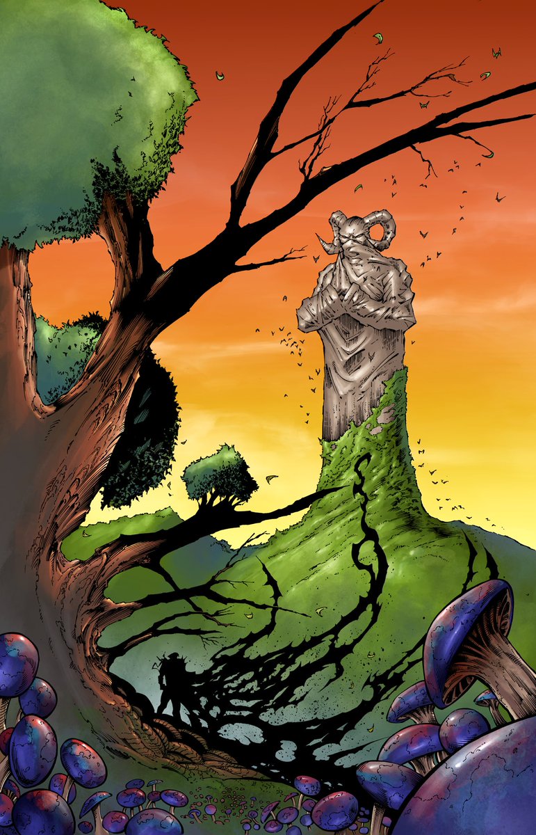 JoeMSonntag1's tweet photo. Reaper Destroyer #2 is a can’t miss book for anyone who loves sci-fi, fantasy, horror comics!

Matthew gets pulled into the Veiled Dimension on a mission to confront Apophis for control of his soul. While new allies seem to emerge, Matthew must confront the secrets of his past and survive a slow descent through his own subconscious.
Reaper Destroyer 2 is an acid trip wrapped inside a twisted dark fantasy.

Back here:

https://t.co/mhTXWqkFsd