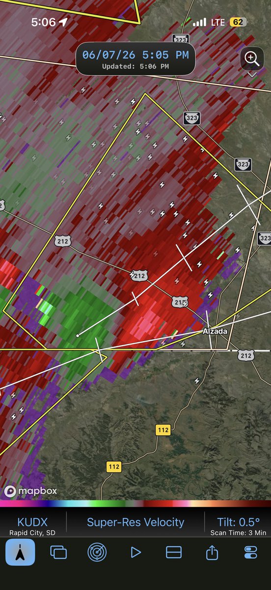 zach2swift's tweet photo. @MaxVelocityWX tornado in WY??? https://t.co/TgLyTaVWMs