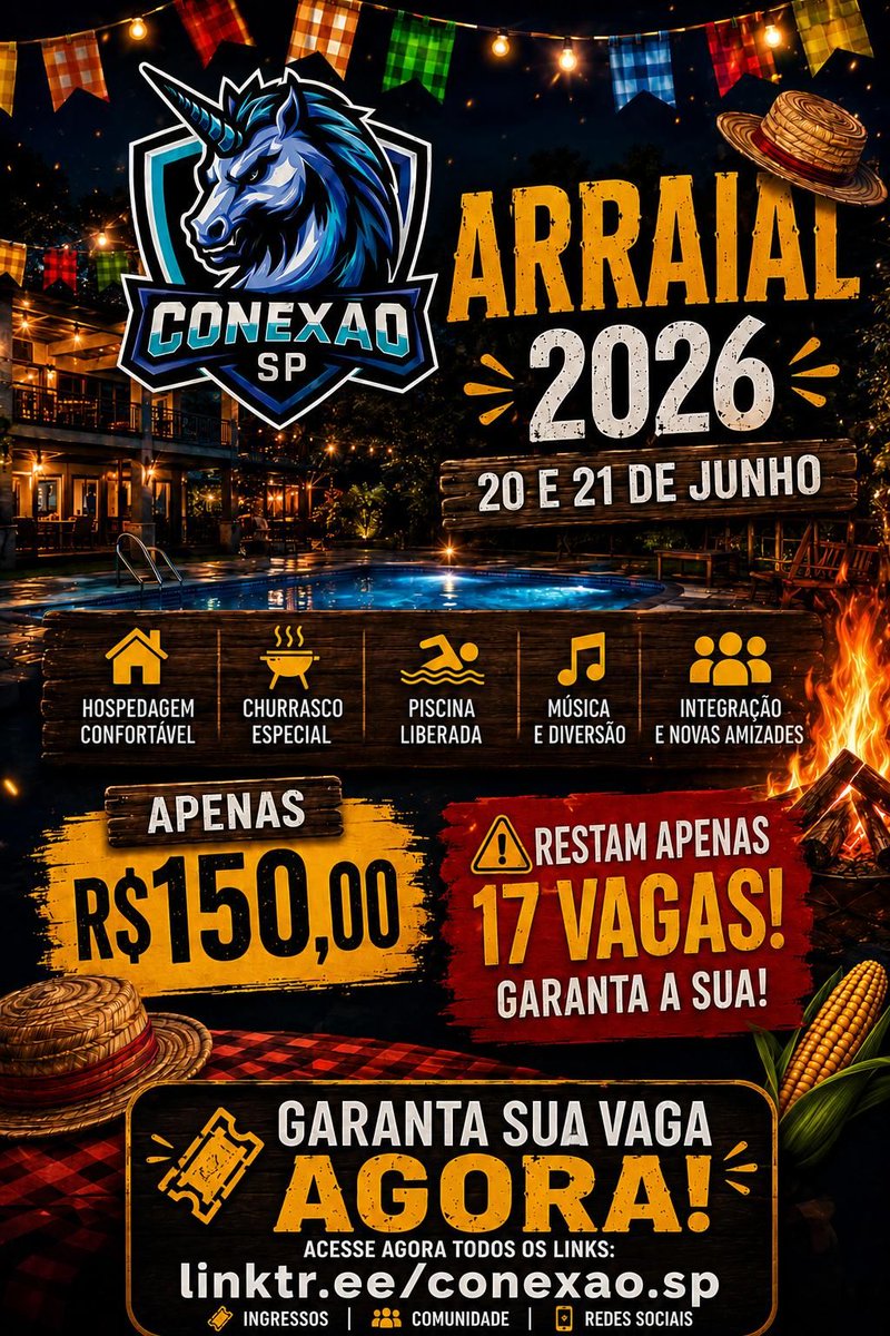 boyvicttor's tweet photo. https://t.co/jbF6TlrnQj
Bora pra mais uma super festa?
Garanta a sua participação 

Acesse o link e saiba mais https://t.co/HfYTkMyyAg
