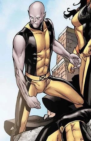DailyMutantsX's tweet photo. Today’s Mutant of the day is Jonas Graymalkin!

First Appearance: Young X-Men #1 (April 2008)

Created by: Marc Guggenheim &amp; Yanick Paquette

Powers: Graymalkin's powers of super strength, agility &amp; longevity work only in darkness; the darker it is, the greater his powers become! https://t.co/3dJVrxcxIA