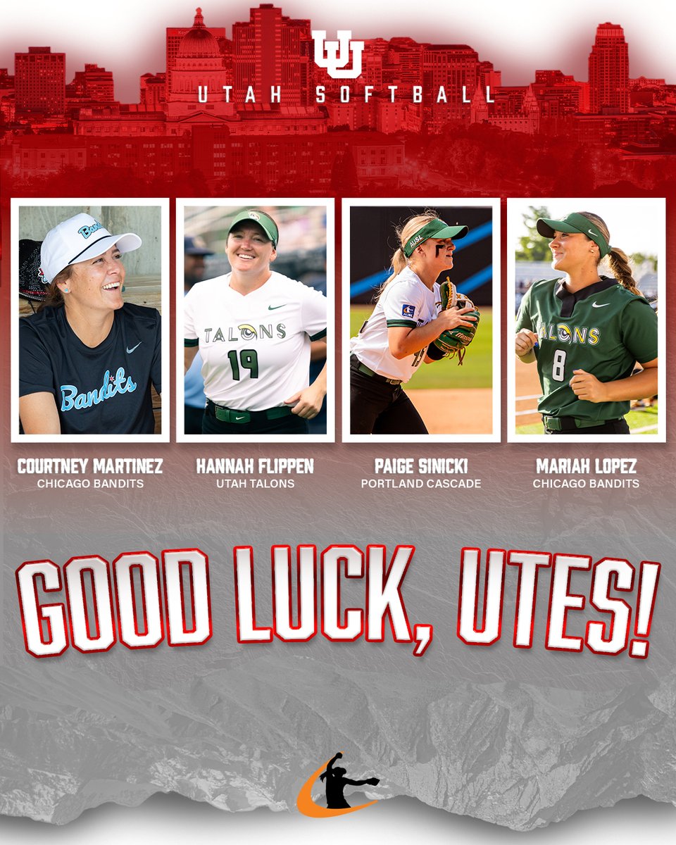 Utah_Softball's tweet photo. Good luck to all of our #ProUtes who are starting their seasons this week!
#GoUtes https://t.co/qrGbSatlOw