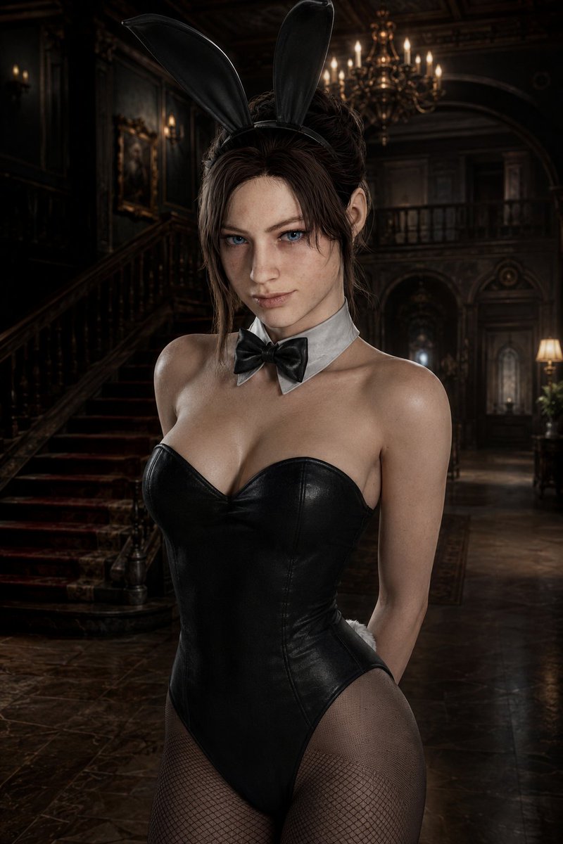 18alecks's tweet photo. shes back!♥︎

her new model is beautiful, so in honor, bunny suit claire.

#claireredfield #fanart https://t.co/5qfxKOA3wa