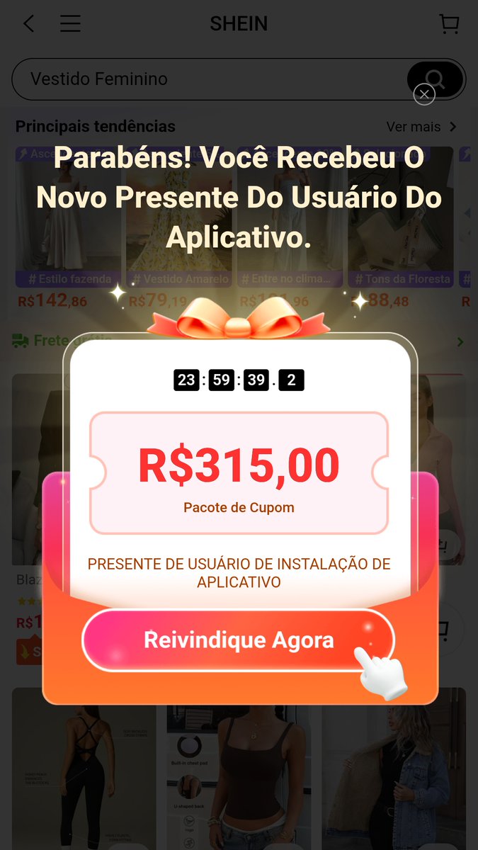 promosblogs's tweet photo. 🚨 CUPOM SHEIN 50% DE DESCONTO • POR TEMPO LIMITADO! [contas novas]⤵️
https://t.co/s1o7xpUCev
https://t.co/s1o7xpUCev
⚠️ COMO GANHAR  ATÉ 90% OFF:
👉🏽 Crie uma nova conta c/outro email
👉🏽 Pode usar o mesmo CPF

🔍Joga  TEJN8 ou no link direto
 #ad https://t.co/Ls1tCbcAo0
