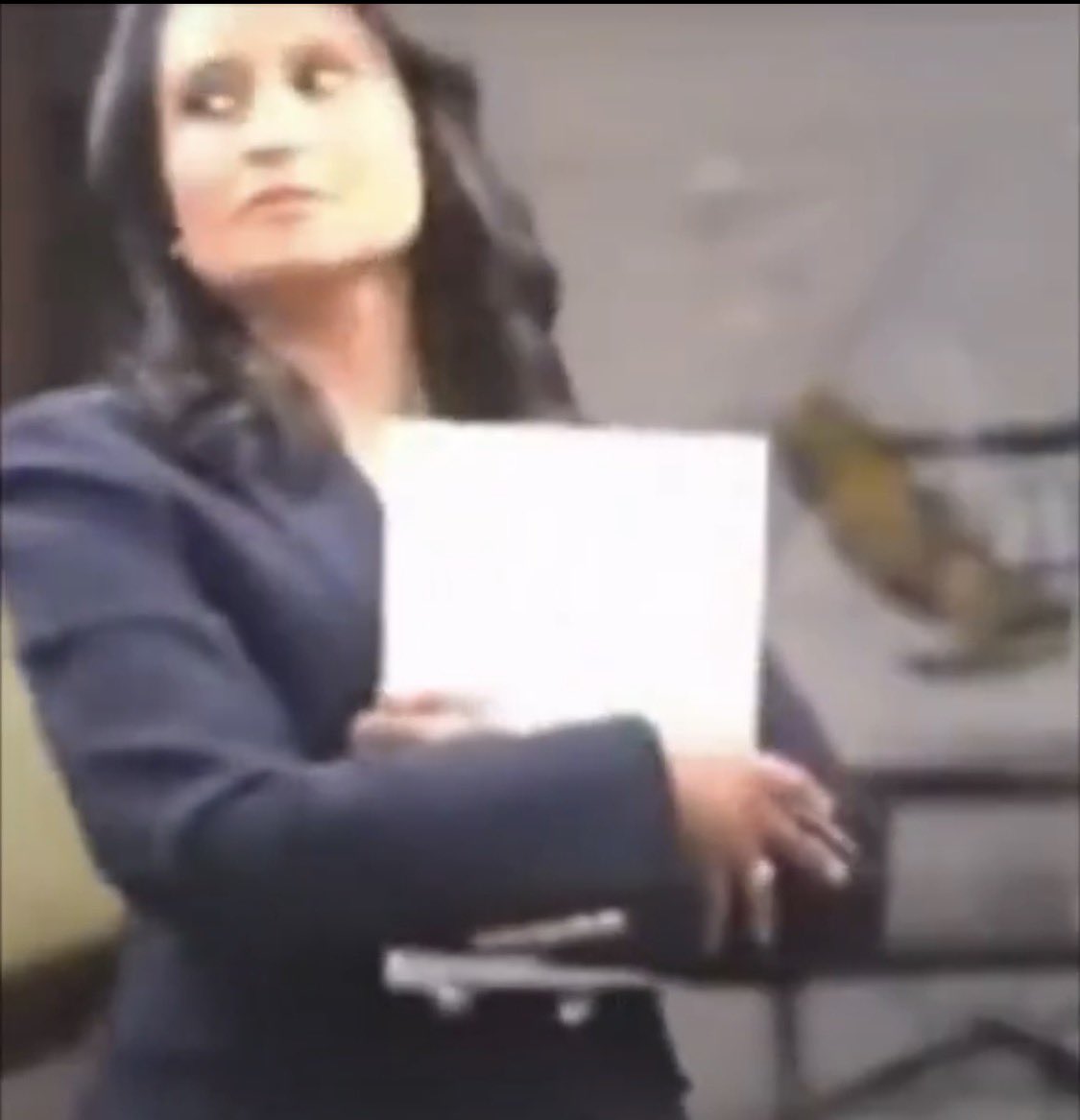 Sanders6353's tweet photo. Best moment of 2026 yet.  MIC DROP.   Dumb bitch!!!! https://t.co/DEkQwYrex7