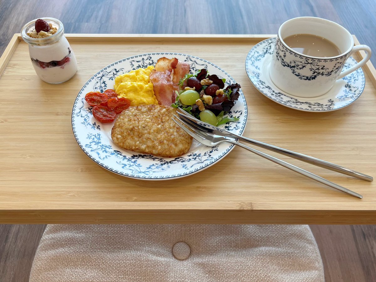 yumaNFL's tweet photo. お家でも美味しい手作り朝ごはん☀️ https://t.co/oAsxeTXUYm