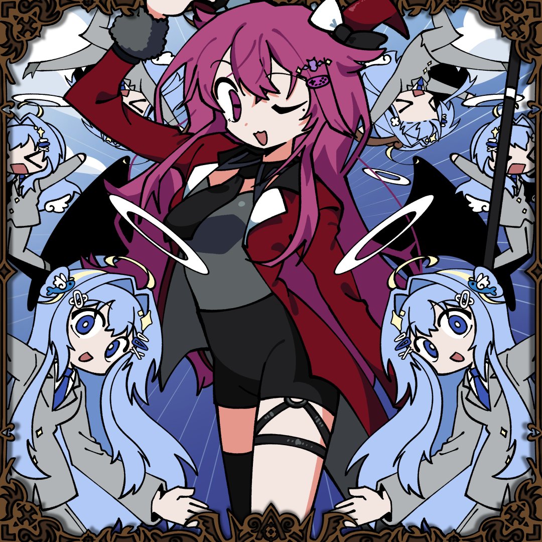 pen_tatonic's tweet photo. they can be your angle....or yuor devil
i wanted to highlight these illustrations for Juno and Eris's new mv !!! pls watch it !!!!! pls tell me ur favorite easter eggs :^)
#erisFinart #junography https://t.co/3RXINNRt89