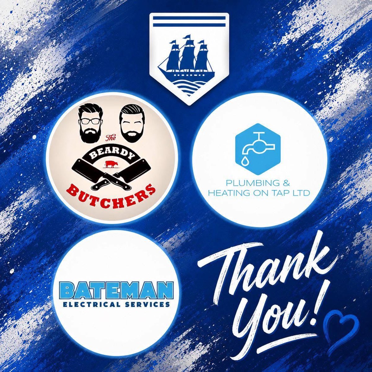 MORTONBLUE2012's tweet photo. A MESSAGE TO OUR SPONSORS:

💙 Thank you for your support! 💙

A massive thank you to our 3 fantastic team sponsors for their incredible support throughout the season.

⭐️⭐️⭐️⭐️⭐️ https://t.co/aaIZEH2TGz