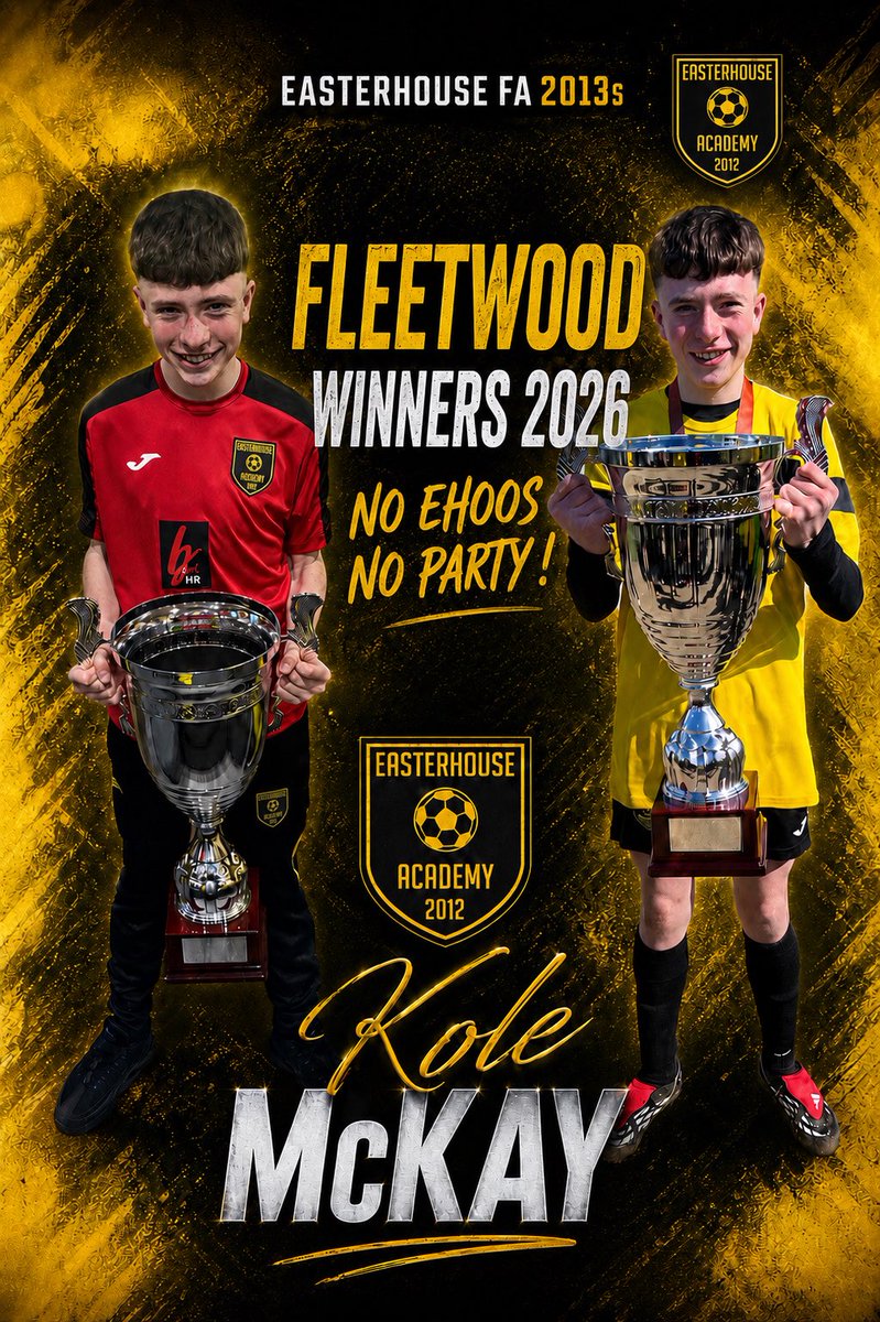 DivMcKay's tweet photo. So Proud Of The Wee Man What A Great First Season At 11s  87 Goals Still Game To Play 😂😂 💙 ⚽️ ProudDa https://t.co/CzWeEqsF8S