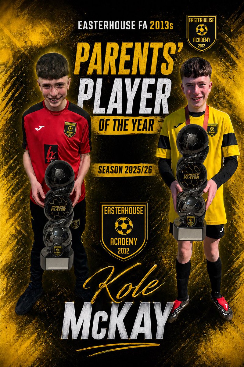 DivMcKay's tweet photo. So Proud Of The Wee Man What A Great First Season At 11s  87 Goals Still Game To Play 😂😂 💙 ⚽️ ProudDa https://t.co/CzWeEqsF8S