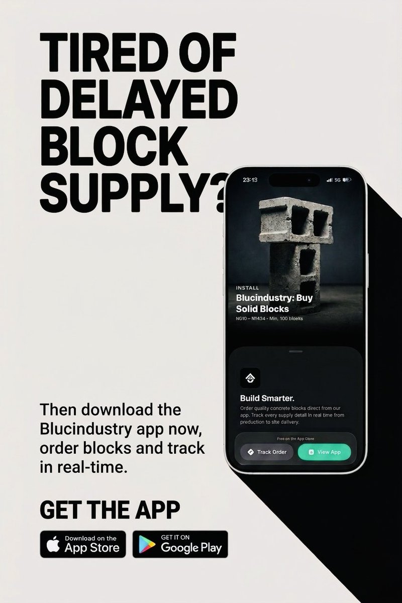 Blucindustry's tweet photo. Why we built the Blucindustry app is simple because we all know the feeling... Your site is prepped, your workers are on the clock, but the blocks are nowhere to be found. 
Ready to build smarter?
https://t.co/Wo4WwPo8kS
#Blucindustry #BuildSmarter #ConstructionLife #RealEstate https://t.co/yc61TU1VX1