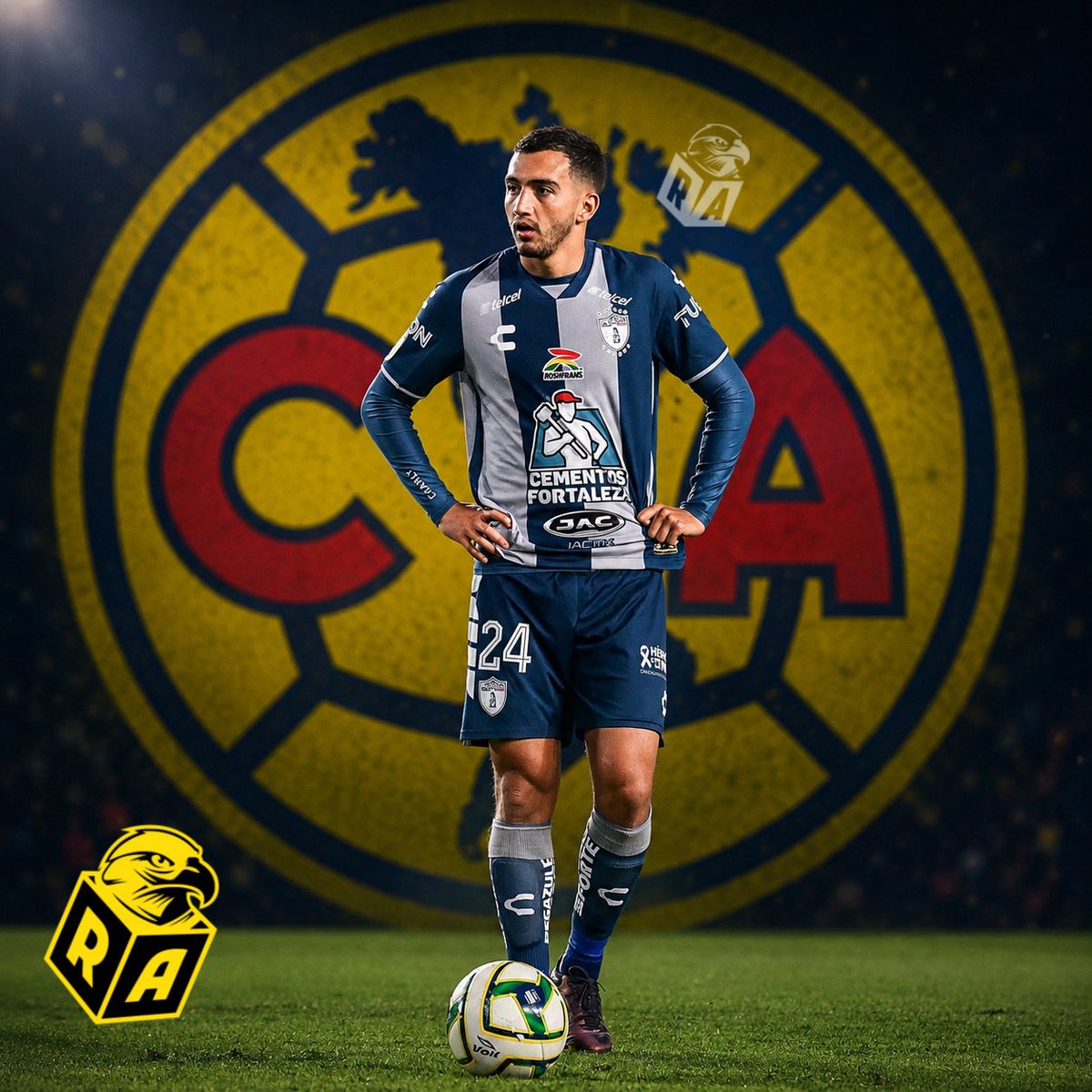 ResacaAmerica's tweet photo. 🚨¡ÚLTIMO MOMENTO!🚨

América sigue muy de cerca a Luis Chávez. Es el deseo de Almada. 🦅💣

Sin embargo, las Águilas aún no han iniciado ningún contacto con el jugador. Es algo que llevará tiempo. ✍️⏱️

¿Qué piensan del jugador? 🤔

📰 vía: @CLMerlo https://t.co/DmksPrdTa3