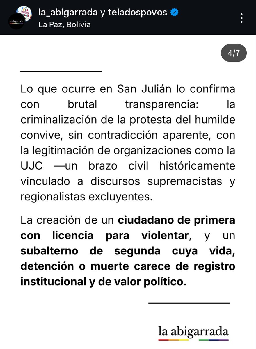 Keyypunto's tweet photo. Lo que paso en San Julián no es un hecho aislado, menos después del discurso de Paz. Estamos viviendo bajo un régimen.https://t.co/bkXbaF64cF https://t.co/8bkhzwHBj5
