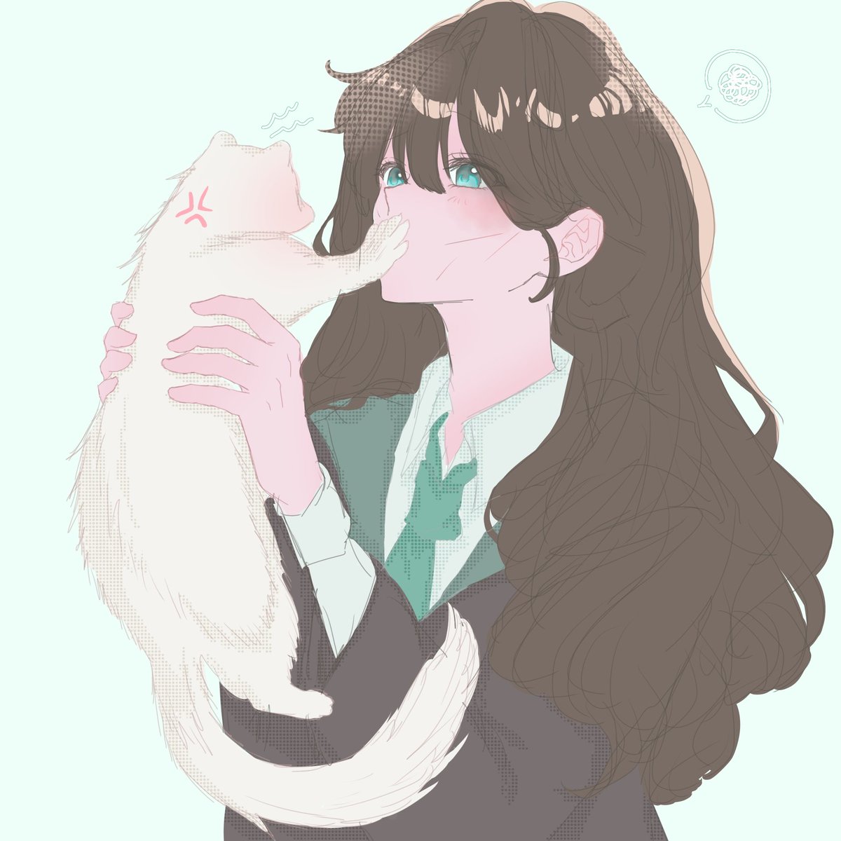_lxusa's tweet photo. 自カプです(>ㅿ<;;) https://t.co/RRAkfa4bCG