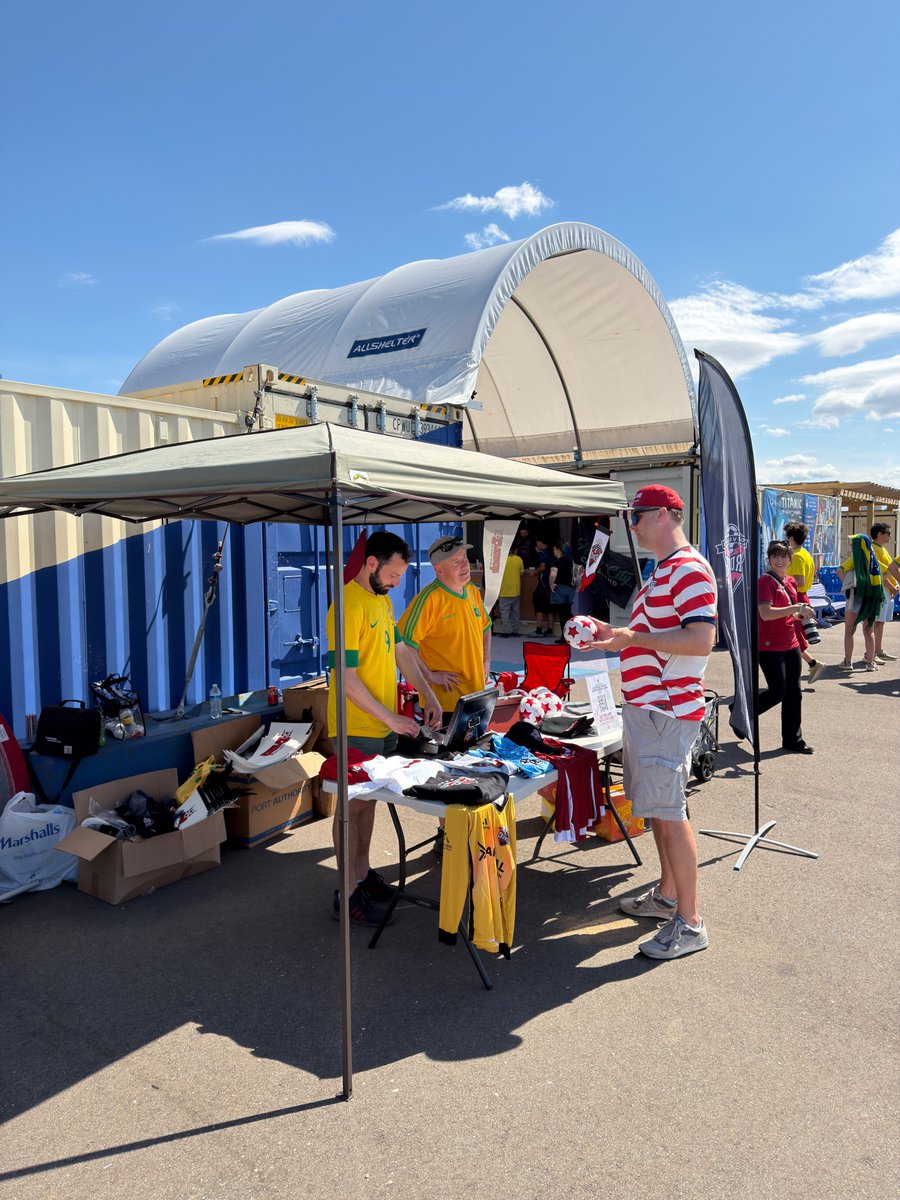 clecrunch's tweet photo. ⚽️ What an incredible day at the Brazil 🇧🇷 vs. Egypt 🇪🇬 match and pregame party at North Coast Yard hosted by @cleprosoccer. Oh, and congrats to our giveaway winners again!

We had such a great time connecting with kids, families, and soccer fans from across the community.

See you at the next one on June 12th!
