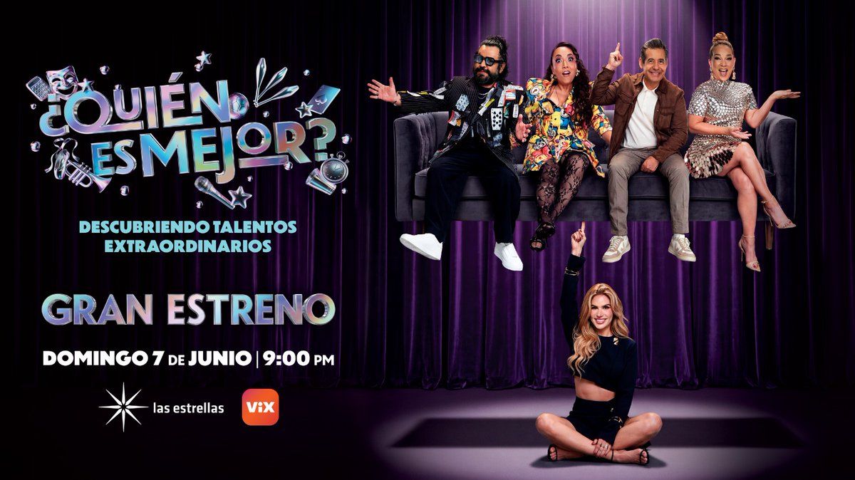 brother_mexico's tweet photo. ¡Hoy Gran Estreno! #QuiénEsMejor conducido por @harp_marie 

Jueces: @AdamariLopez @YordiRosado @michihart y @diablitohigh 

¡9PM! @Canal_Estrellas #lcdlf6 https://t.co/SStetxNSrP