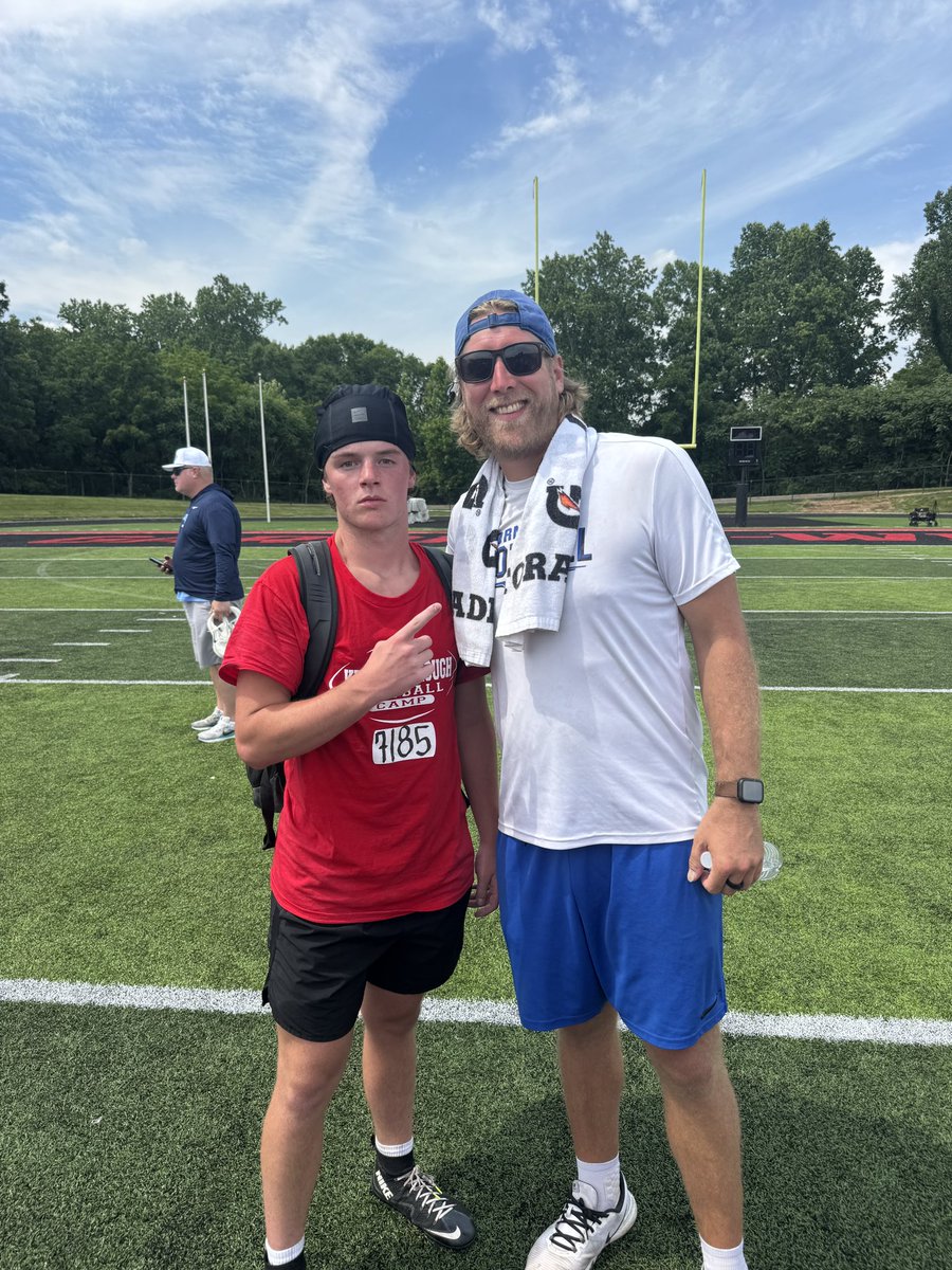 CamSidden's tweet photo. Had a great camp at @GWUFootball 
learned alot, had some great competition!
Thank you @Kennyhrncir for the invite!! 
@CSAPrepStar @nchssportspage @ZDysert0530 @Coach_BrownGWU @Coach_QSpellman https://t.co/tNqVIVE4Ps