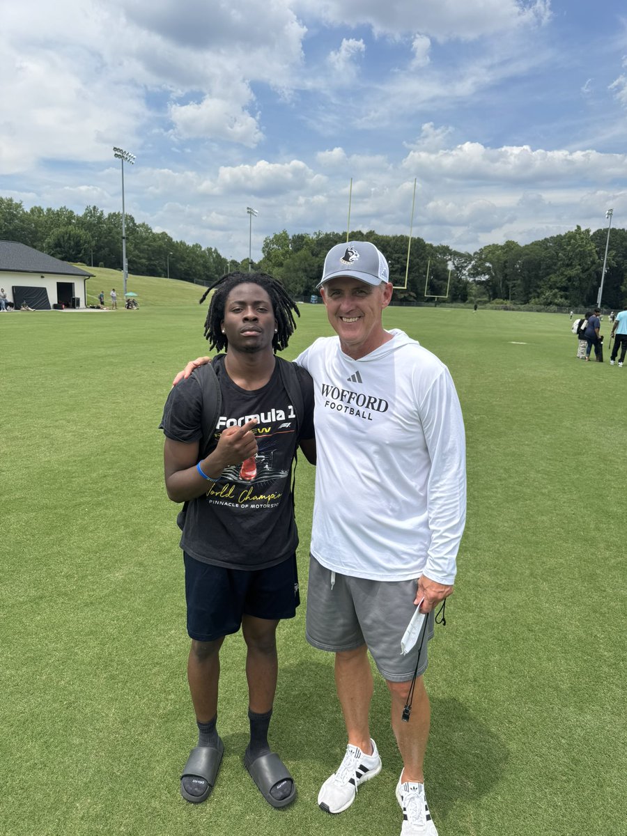 richtotuff's tweet photo. Learned at lot &amp; competed hard at @Wofford_FB camp today always looking to get better and ready to play at the next level! @CoachMichaelee @DavenportReagan @brian_scircle https://t.co/GTSD6wbCvw